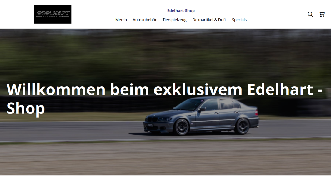 Unser neuer Onlineshop